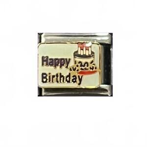 Happy birthday charm